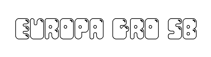 Bubble Butt Outline Regular  Free Fonts Download