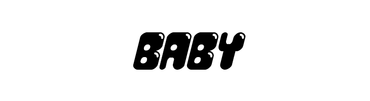 Bubble Butt Italic  Free Fonts Download