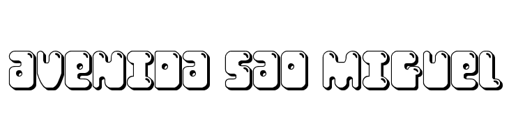Bubble Butt 3D Regular  Free Fonts Download
