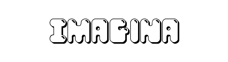 Bubble Butt 3D Regular  Free Fonts Download