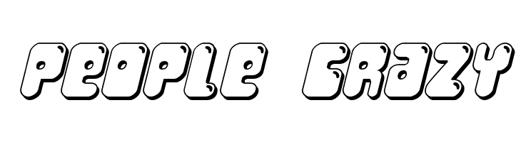 Bubble Butt 3D Italic  Free Fonts Download