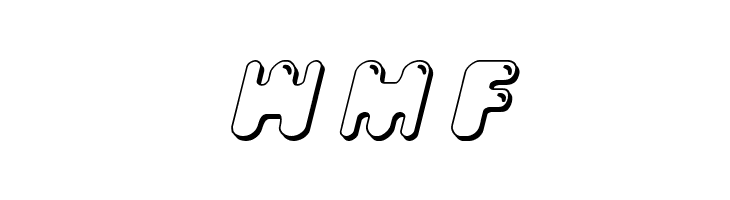 Bubble Butt 3D Italic  Free Fonts Download