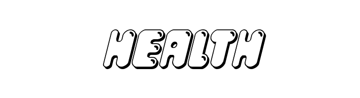 Bubble Butt 3D Italic  Free Fonts Download