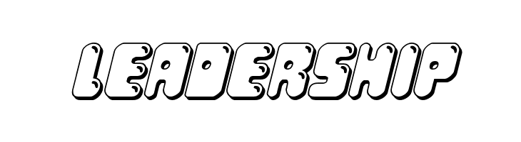 Bubble Butt 3D Italic  Free Fonts Download