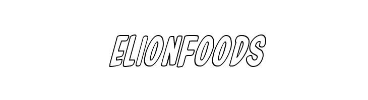 In-House Edition Outline Italic  Free Fonts Download