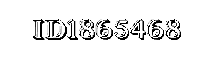 Blockstepped 3D  Free Fonts Download