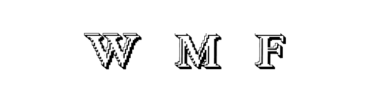 Blockstepped 3D  Free Fonts Download