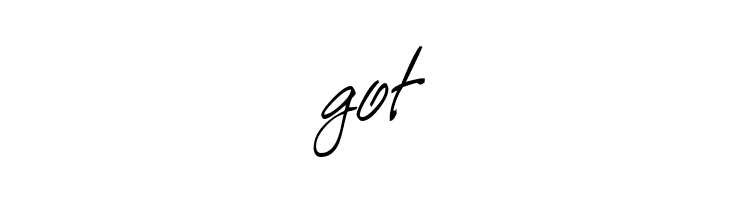 got GE HandyScript Font