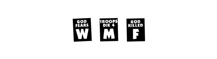 God Hates Westboro  Free Fonts Download