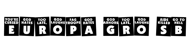God Hates Westboro  Free Fonts Download