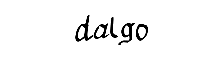 dalgo 12Stepsalt Font