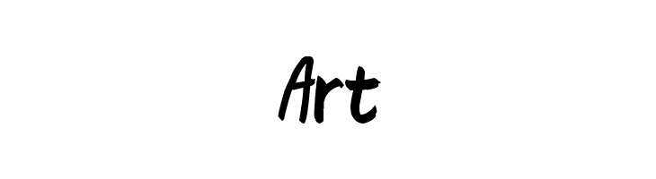 Art mr me too Font
