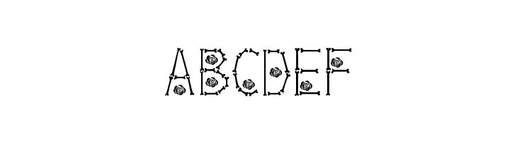 Bones  Roses Thin  Free Fonts Download