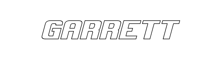 Clark Hollow Italic  Free Fonts Download