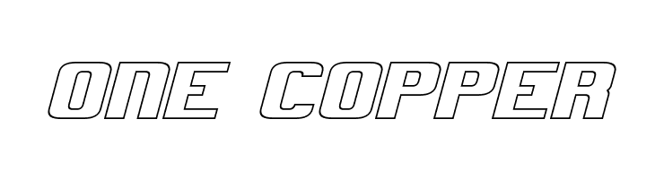 Clark Hollow Italic  Free Fonts Download