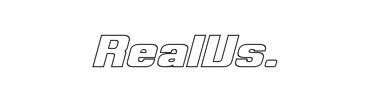 Clark Hollow Italic  Free Fonts Download