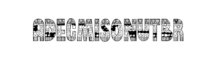 BrinetextPattern-Regular  Free Fonts Download