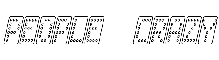 Domino smal kursiv omrids  Free Fonts Download