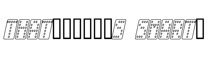 Domino smal kursiv omrids  Free Fonts Download