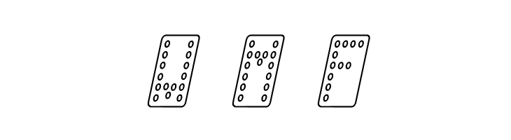 Domino smal kursiv omrids  Free Fonts Download