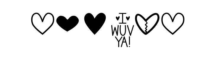MF Love Dings  Free Fonts Download