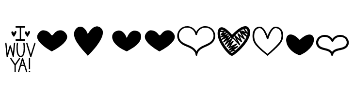 MF Love Dings  Free Fonts Download