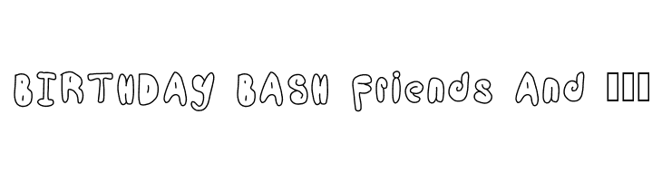 cool balloons  Free Fonts Download