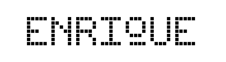 &eacute;cran monochrome / monochrome display Regular  Free Fonts Download