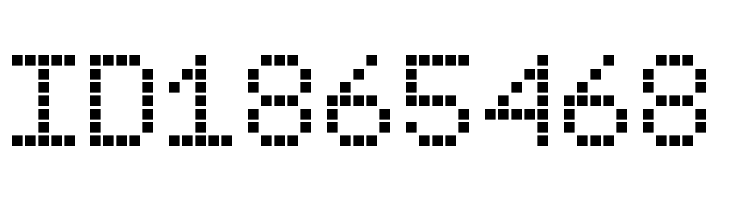 écran monochrome / monochrome display Regular  Free Fonts Download