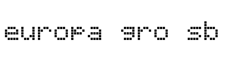 écran monochrome / monochrome display Regular  Free Fonts Download