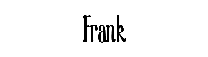 Frank New School Class Med Font