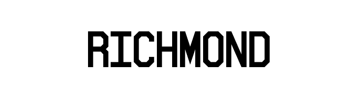 RICHMOND Sitdown Font