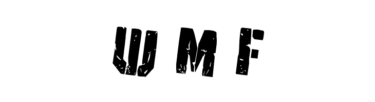Tower Ruins Rotated 2  Free Fonts Download