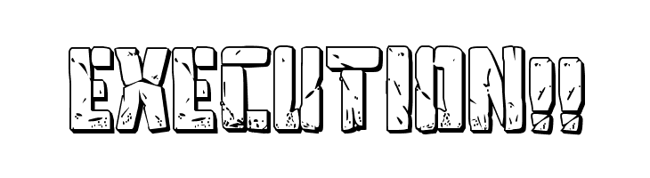 Tower Ruins 3D  Free Fonts Download