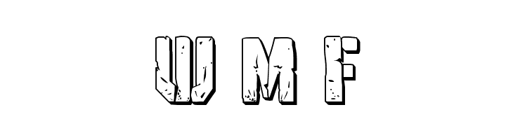 Tower Ruins 3D  Free Fonts Download