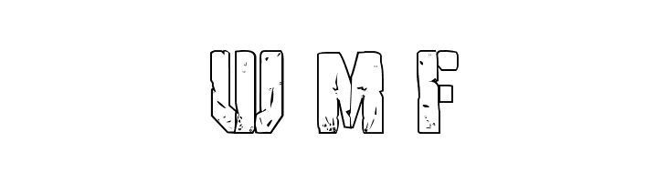 Tower Ruins Outline  Free Fonts Download