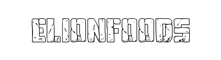 Tower Ruins Outline  Free Fonts Download