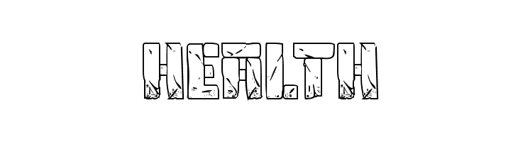 Tower Ruins Outline  Free Fonts Download