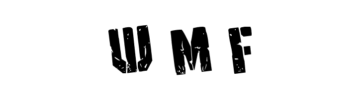 Tower Ruins Rotated  Free Fonts Download