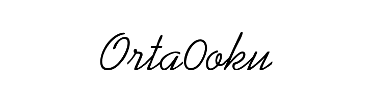 Orta0oku Swenson Font