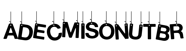 Hanging Letters  Free Fonts Download