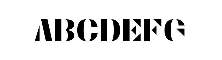 Stencylette  Free Fonts Download