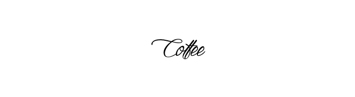 Coffee DragonisComing Font