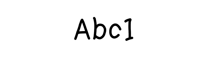 Abc1 HF003 Font