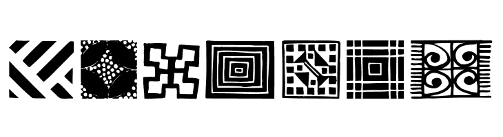 AfricanOrnamentsOne  Free Fonts Download