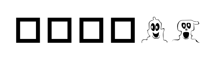 10 Lil' Ghosts  Free Fonts Download