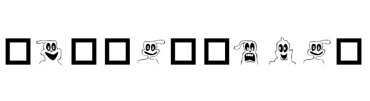 10 Lil' Ghosts  Free Fonts Download