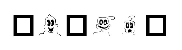 10 Lil' Ghosts  Free Fonts Download