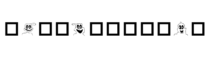 10 Lil' Ghosts  Free Fonts Download
