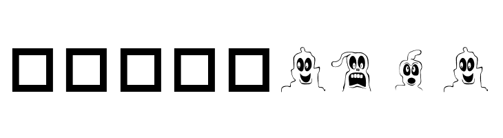 10 Lil' Ghosts  Free Fonts Download